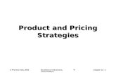 Product and Pricing Strategies