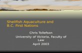 Shellfish Aquaculture and  B.C. First Nations
