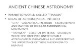 ANCIENT CHINESE ASTRONOMY