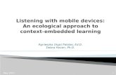 Listening with mobile devices: An ecological approach to context-embedded learning