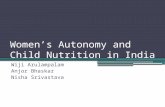 Women’s Autonomy and Child Nutrition in India