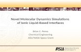Novel Molecular Dynamics Simulations  of Ionic Liquid-Based Interfaces