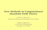 New Methods in Computational Quantum Field  Theory