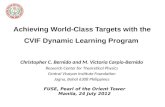 Achieving World-Class Targets with the  CVIF Dynamic Learning Program