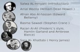 Salwa  AL- Hmyani  (Introduction) Amal Wazna  ( William Dean Howell  )