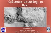 Searching for Columnar Jointing on Mars