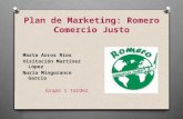 Plan de Marketing: Romero Comercio Justo