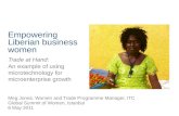 Empowering Liberian business women