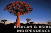 AFRICAN & ASIAN  INDEPENDENCE