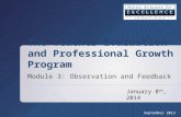The Teacher Evaluation and Professional Growth Program