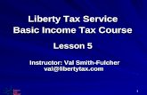 Liberty Tax Service  Basic Income Tax Course Lesson 5