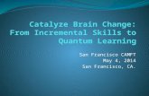 Catalyze Brain Change: From Incremental Skills to Quantum Learning