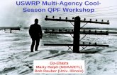 USWRP Multi-Agency Cool-Season QPF Workshop