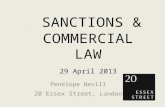 SANCTIONS & COMMERCIAL LAW 29 April 2013