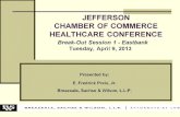 JEFFERSON  CHAMBER OF COMMERCE  HEALTHCARE CONFERENCE