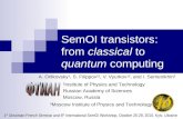 SemOI transistors: from  classical  to  quantum  computing