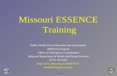 Missouri ESSENCE  Training