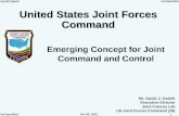 Emerging Concept for Joint Command and Control