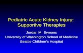 Pediatric Acute Kidney Injury:  Supportive Therapies