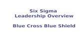 Six Sigma  Leadership Overview Blue Cross Blue Shield