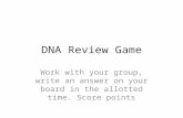 DNA Review Game