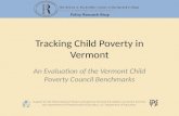 Tracking Child Poverty in Vermont