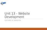 Unit 13 – Website Development