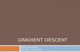 Gradient descent
