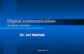 Digital communication-  student version