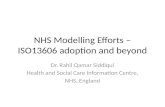 NHS Modelling Efforts – ISO13606 adoption and beyond