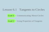Lesson 6.1   Tangents to Circles