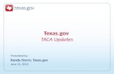 Texas  TACA Updates