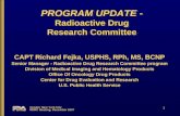 PROGRAM UPDATE - Radioactive Drug Research Committee