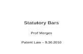 Statutory Bars