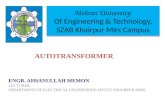 Mehran  University Of Engineering & Technology, SZAB  Khairpur Mirs  Campus