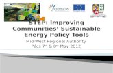 STEP: Improving Communities’ Sustainable Energy Policy Tools