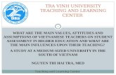 TRA VINH UNIVERSITY TEACHING AND LEARNING CENTER