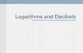 Logarithms and Decibels