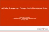 A Global Transparency Program for the Construction Sector