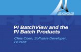PI BatchView and the PI Batch Products
