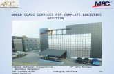 WORLD CLASS SERVICES FOR COMPLETE LOGISTICS SOLUTION