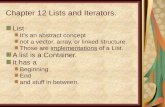 Chapter 12 Lists and  Iterators .