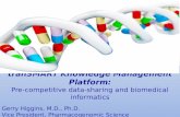The Future of Pharmacogenomic Informatics       Gerry Higgins, M.D., Ph.D.