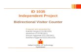 ID 1035 Independent  Project Bidirectional Visitor Counter