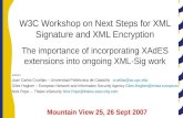 W3C Workshop on Next Steps for XML Signature and XML Encryption