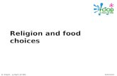 Religion and food choices