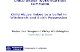 Child Abuse linked to a belief in Witchcraft and Spirit Possession