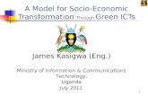 A Model for Socio-Economic Transformation  Through  Green ICTs