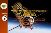 Vector Mechanics for Engineers: Dynamics  MECN 3010