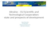 Ukraine – EU Scientific and Technological  Cooperation: state  and prospects of development